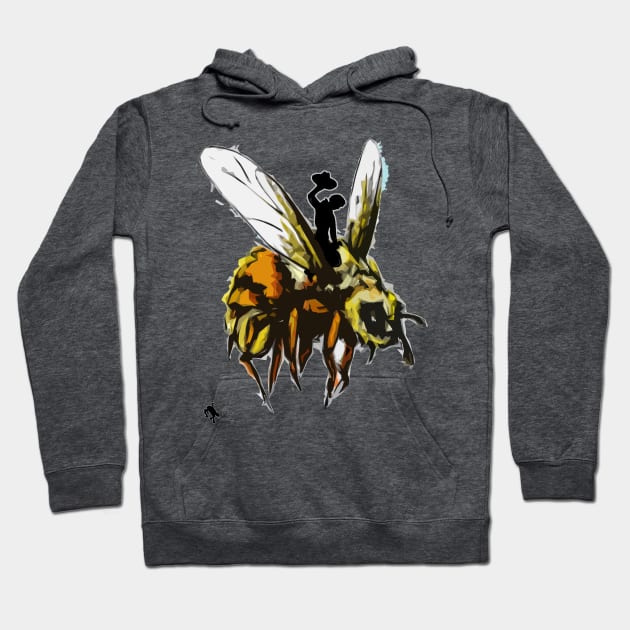 Just Bee Hoodie by Yeti Ink ~ Yeti307